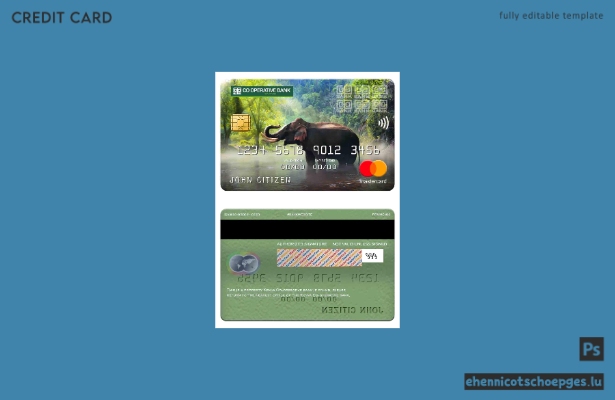 Beispielvorschau der Kenya Co-operative Bank Mastercard